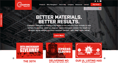 Desktop Screenshot of championfiberglass.com
