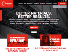 Tablet Screenshot of championfiberglass.com